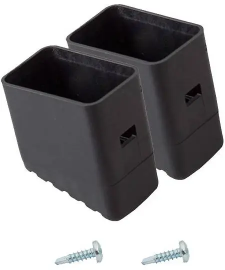 Krause czarne stopki do drabin profil 33x20 mm