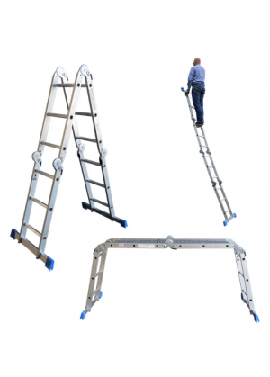 Drabina aluminiowa przegubowa - Trwała i wytrzymała - Toren
