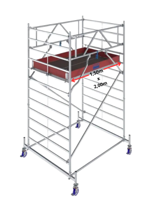 Rusztowanie aluminiowe Krause Stabilo 50 (1,50 m X 2,00 m)