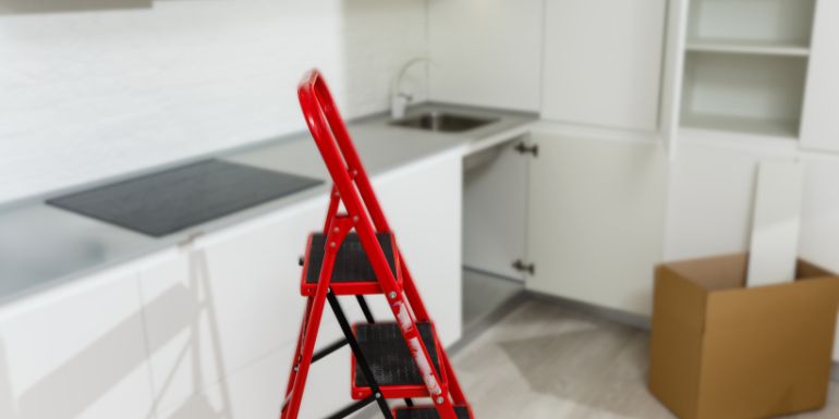Drabina w kuchni